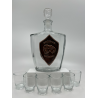 Decanter with 6 glasses a