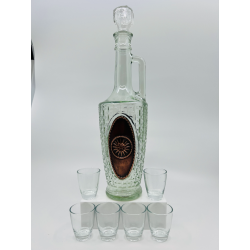 Decanter with 6 glasses b