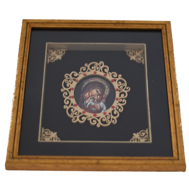 Sv Bogorodica, Religious artwork framed