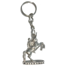 Alexander the Great on horse silver keyring