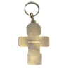 Cross gold keyring