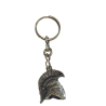Alexander the Great brushed gold keyring